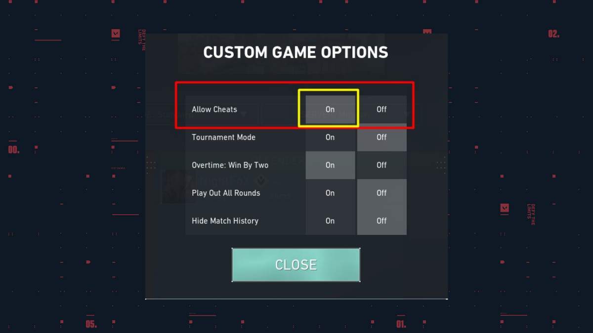 An Overview of Custom Game Options in VALORANT